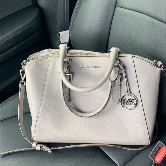 ciara large saffiano leather satchel review